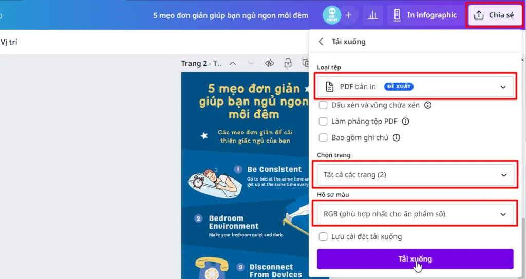 Tải thiết kế Infographic về máy