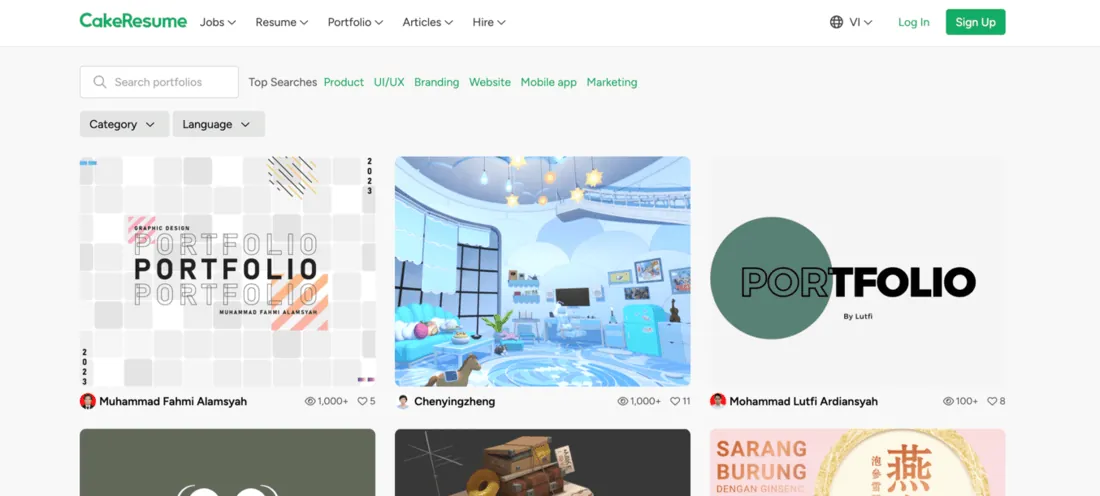 Tạo Portfolio chuyên nghiệp bằng CakeResume