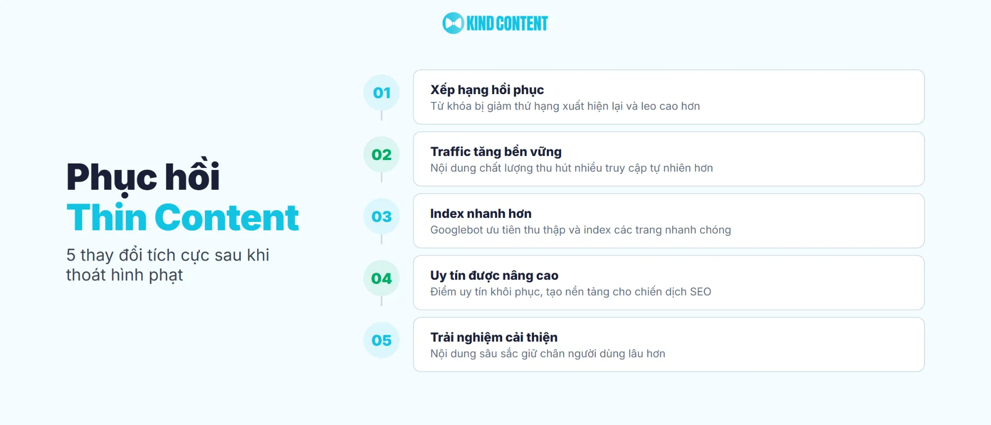 5 thay đổi tích cực sau khi thoát hình phạt