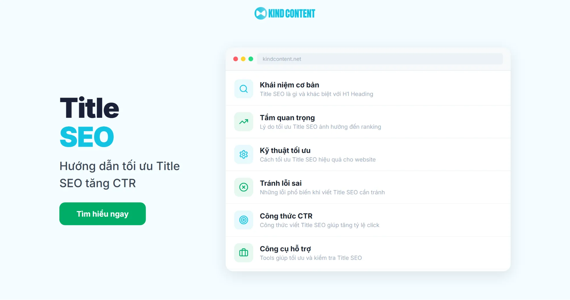 Tối ưu Title SEO & CTR