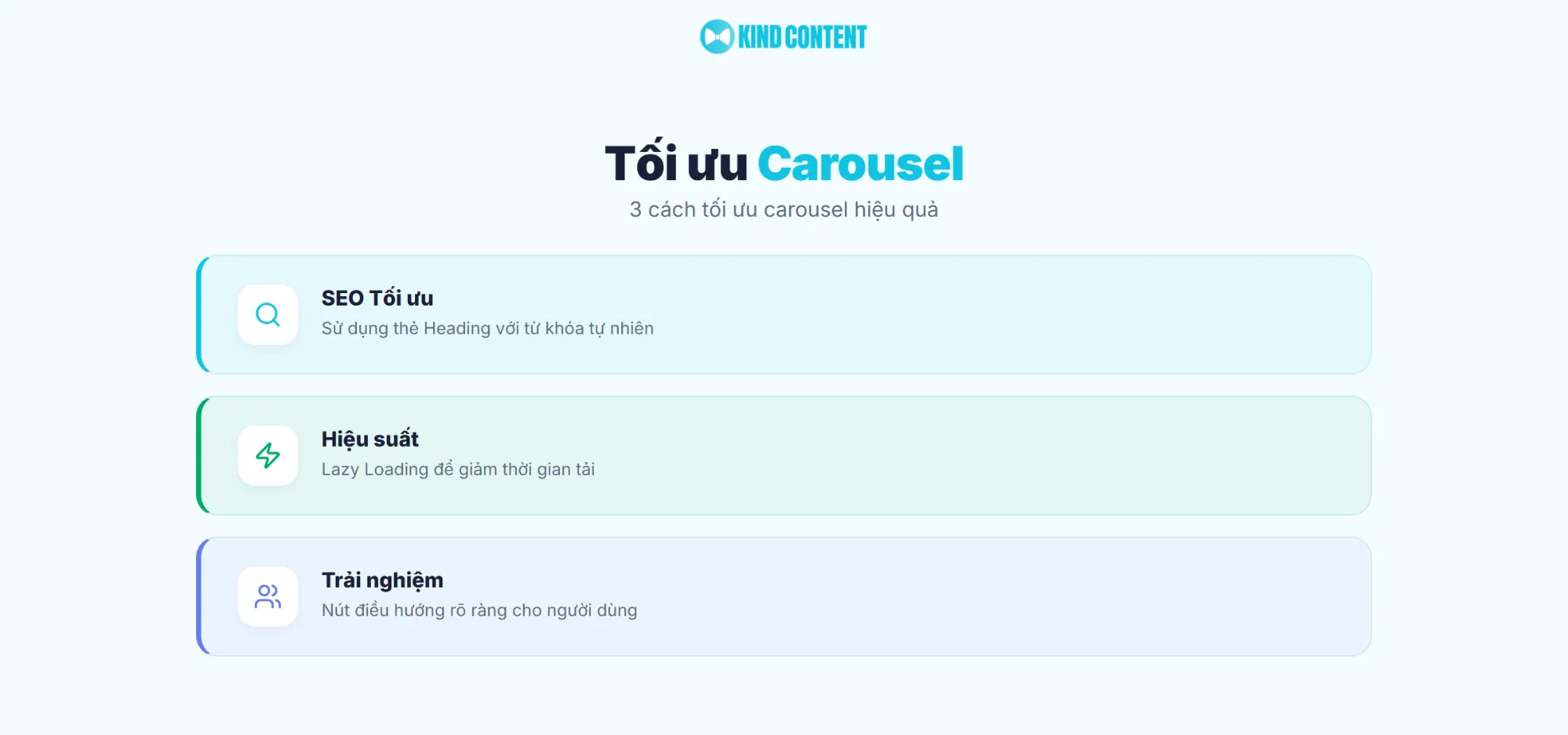 3 cách tối ưu carousel hiệu quả