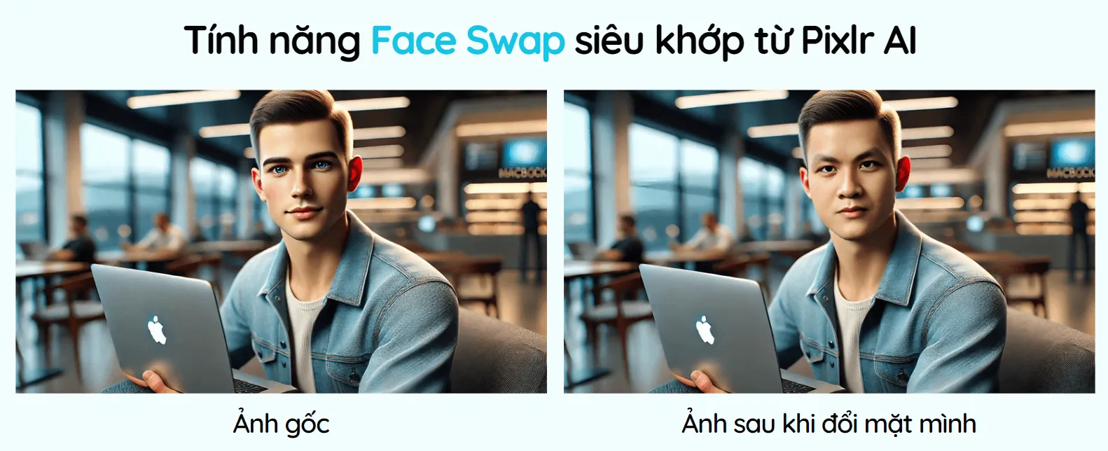Tính năng Face Swap trên Tool AI Pixlr siêu đỉnh