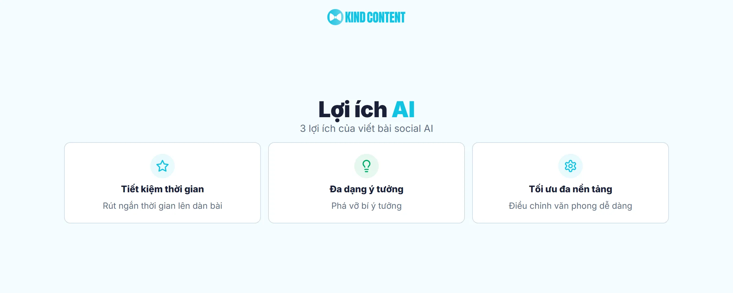 3 lợi ích của viết bài social AI
