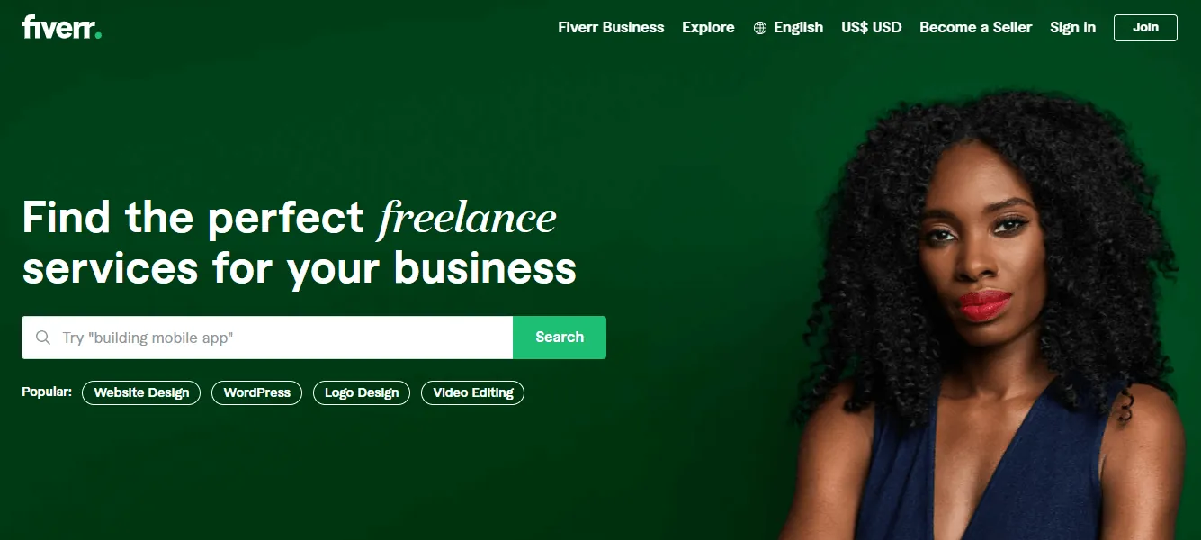 Web viết lách Fiverr