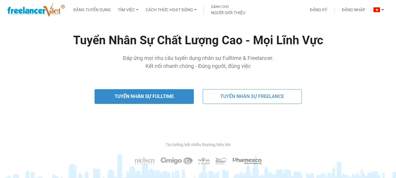 Web viết lách kiếm tiền Freelancerviet