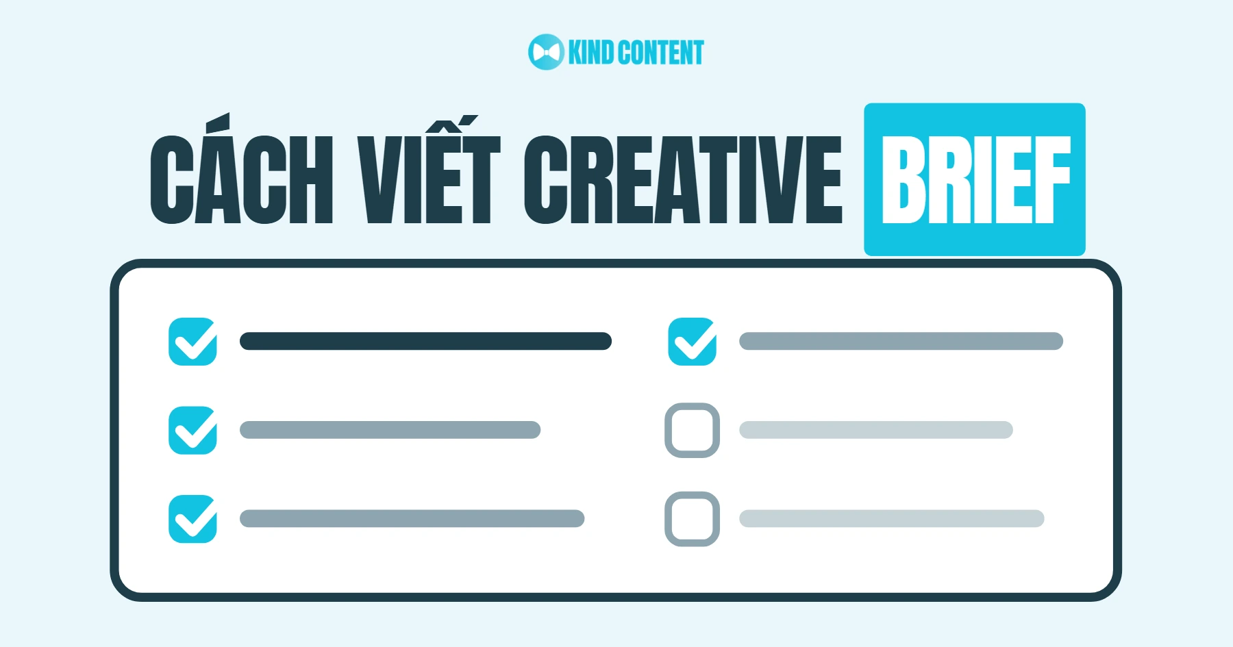 Creative Brief là gì? Cách viết, template và tiêu chí đánh giá