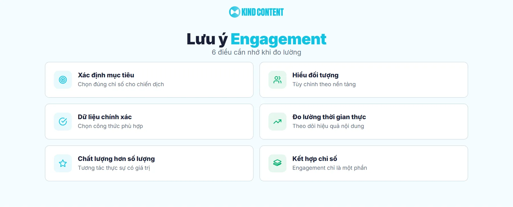 Những điều cần lưu ý khi đo lường Engagement