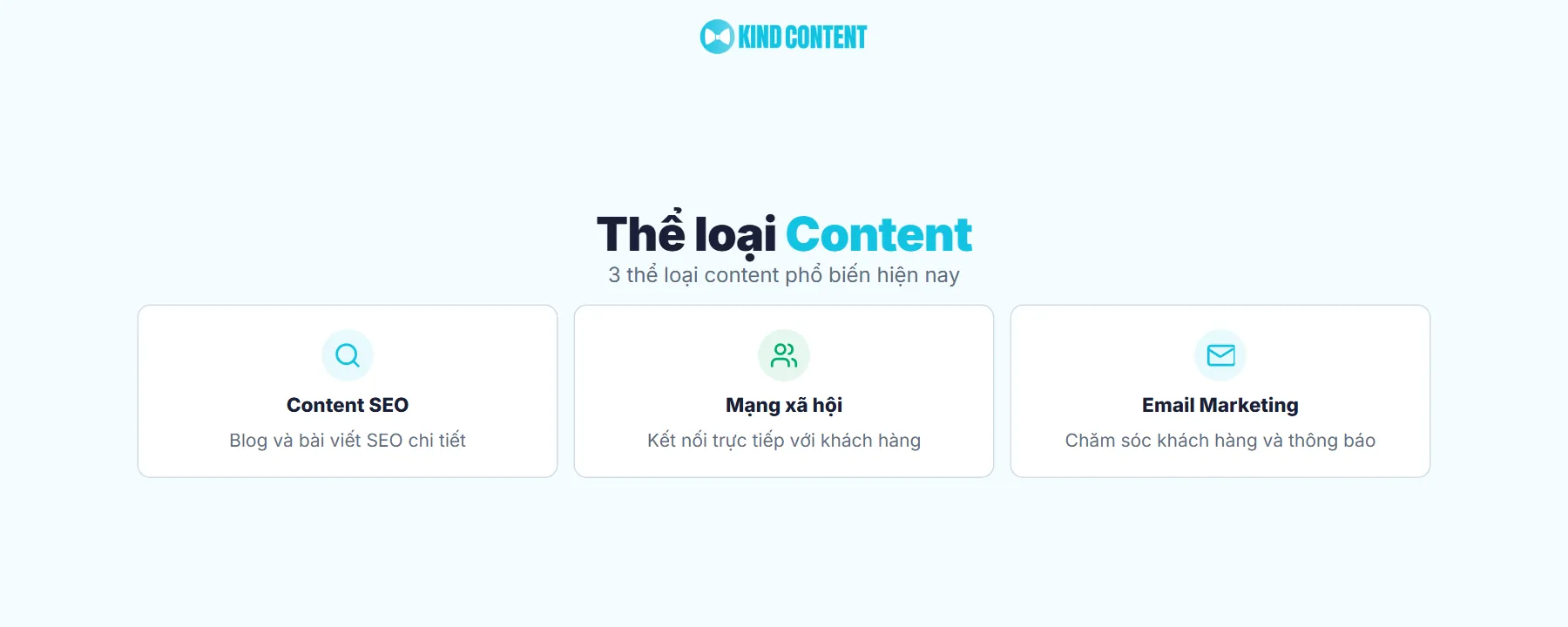 Những thể loại content phổ biến hiện nay