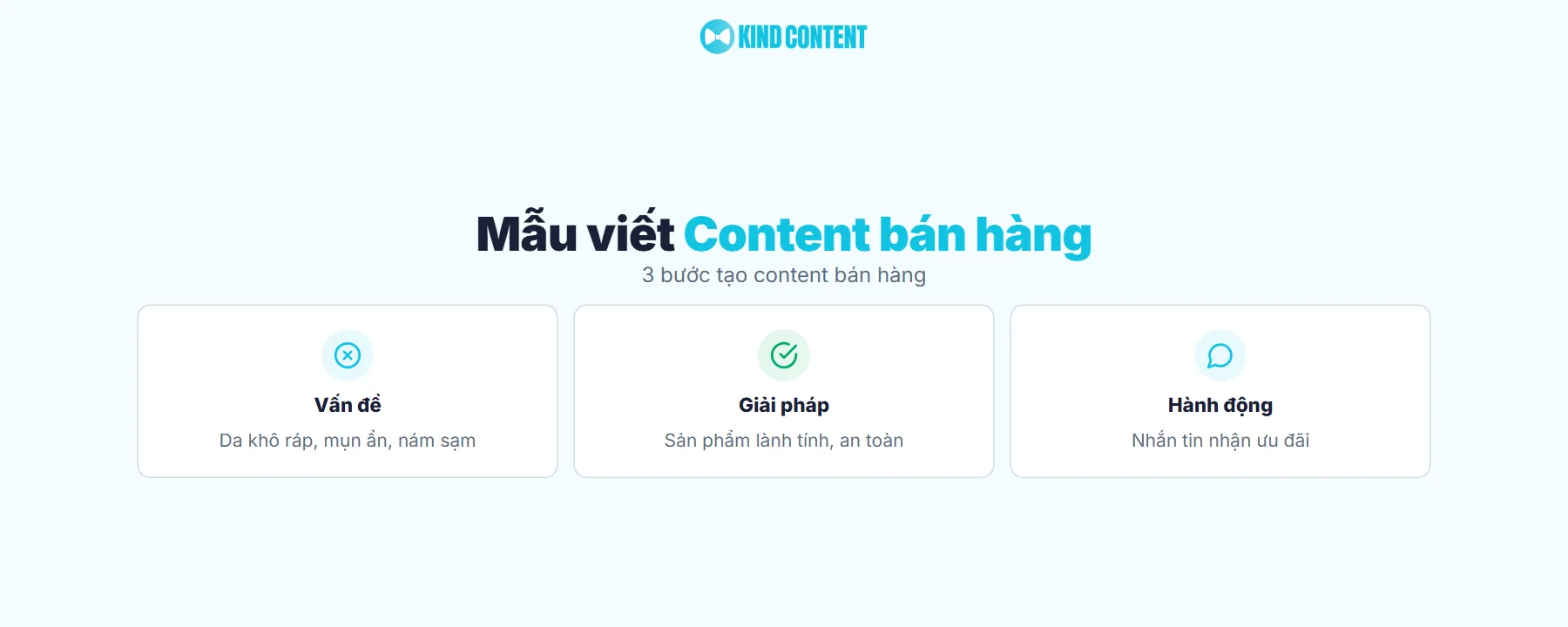 Mẫu viết content bán hàng cho từng lĩnh vực khác nhau