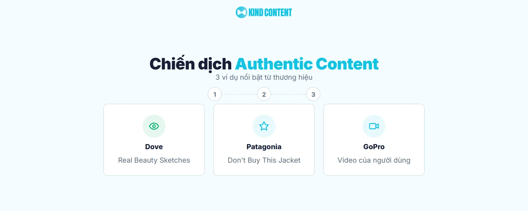 Ví dụ Authentic Content của các thương hiệu